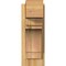 Ekena Millwork Merced Block Rough Sawn Outlooker, Western Red Cedar, 6"W x 12"D x 16"H OUT06X12X16MRC05RWR - alternate 3